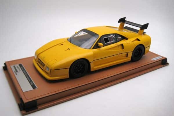 Tecnomodel 1:18 Ferrari 288 GTO Evoluzione 1985 Modena Yellow with Black Wheels (TM18-361E) Limited Edition Resin Model