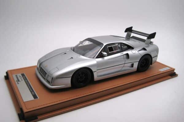 Tecnomodel 1:18 Ferrari 288 GTO Evoluzione 1985 Nurburgring Silver with Black Wheels (TM18-361F) Limited Edition Resin Model