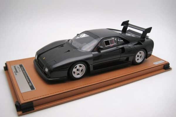 Tecnomodel 1:18 Ferrari 288 GTO Evoluzione 1985 Metallic Black Silver Wheels (TM18-361G) Limited Edition Resin Model