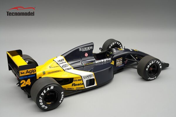 Tecnomodel - 1:18 Minardi M191 No.24 Gianni Morbidelli 1991 - Limited Edition Resin Model 3 TM18 373A_rear