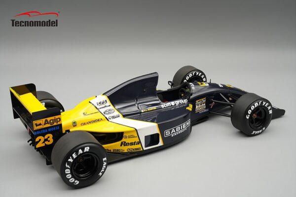 Tecnomodel - 1:18 Minardi M191 No.23 Pierluigi Martini 1991 Monaco GP - Limited Edition Resin Model 3 TM18 373B_rear