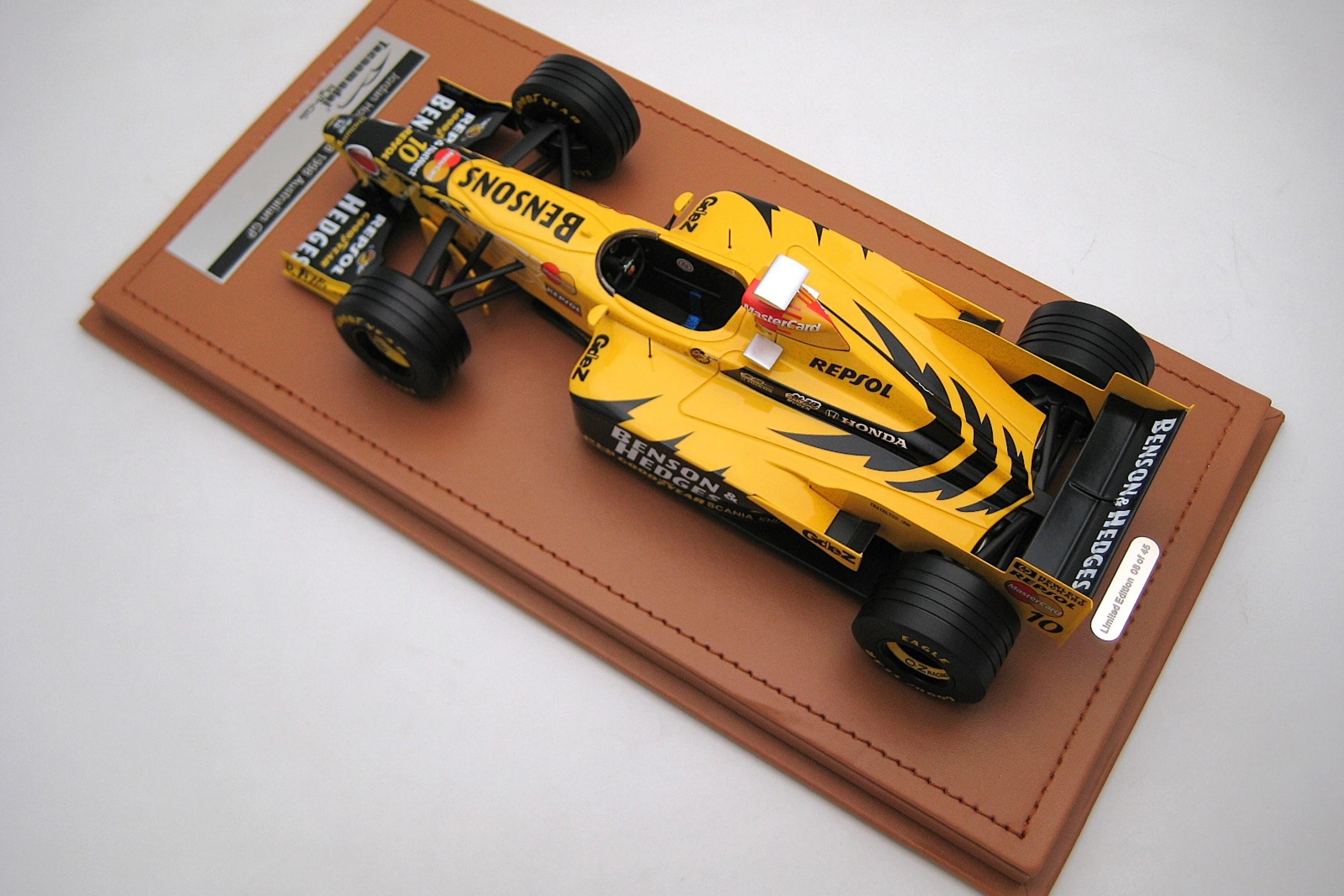 Tecnomodel 1:18 Jordan Honda 198 Ralf Schumacher Australian GP 1998 (TM18-384A) Limited Edition Resin Model 3 Tecnomodel 1:18 Jordan Honda 198 Ralf Schumacher Australian GP 1998 (TM18-384A) Limited Edition Resin Model - Image 3