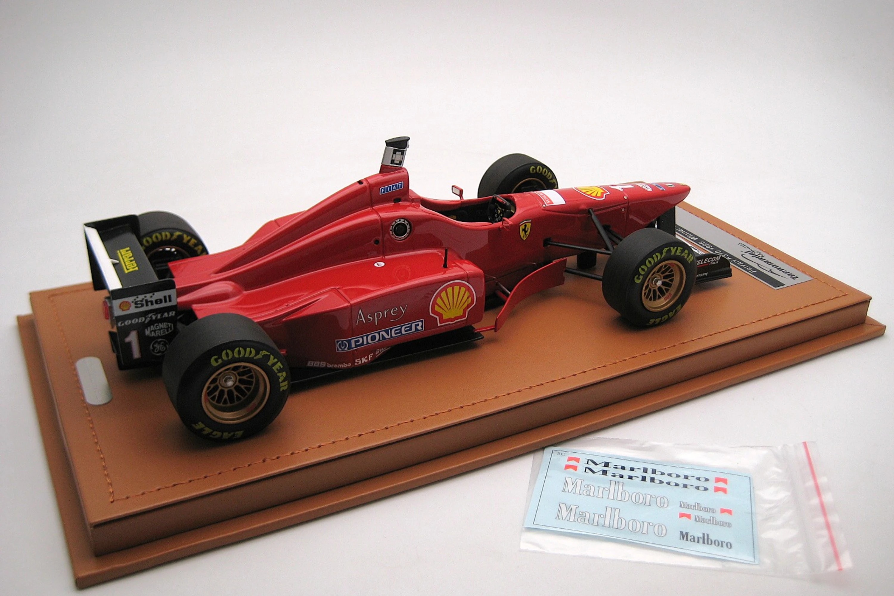 Tecnomodel 1:18 Ferrari F310 Michael Schumacher Winner Italian GP 1996 (TM18-387C) Limited Edition Resin Model 2 Tecnomodel 1:18 Ferrari F310 Michael Schumacher Winner Italian GP 1996 (TM18-387C) Limited Edition Resin Model - Image 2