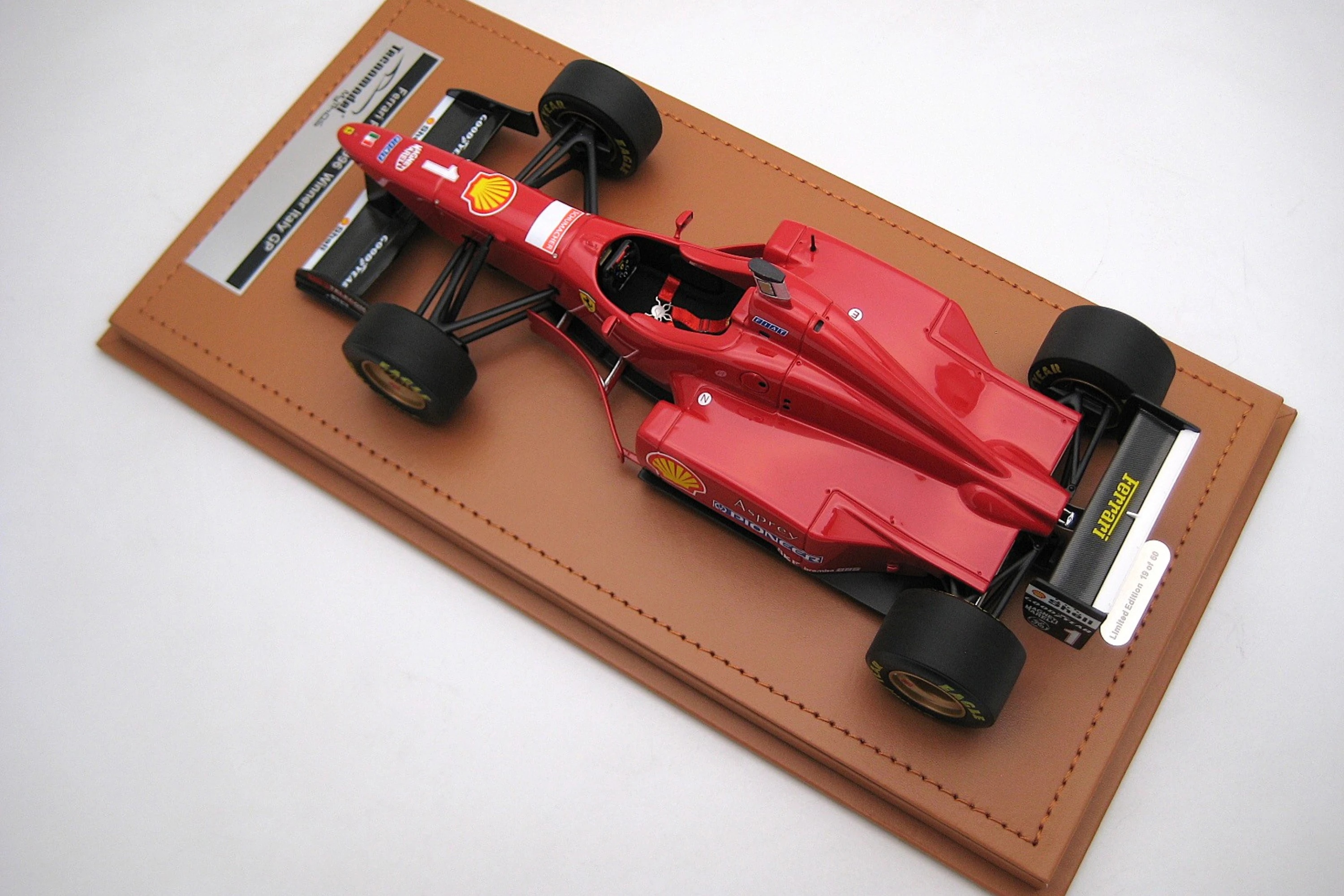 Tecnomodel 1:18 Ferrari F310 Michael Schumacher Winner Italian GP 1996 (TM18-387C) Limited Edition Resin Model 3 Tecnomodel 1:18 Ferrari F310 Michael Schumacher Winner Italian GP 1996 (TM18-387C) Limited Edition Resin Model - Image 3