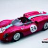 Tecnomodel - 1:18 Ferrari 365 P2 Spyder 1965 Guards Trophy Brands Hatch 6th Place Mike Parkes No.24 - Limited Edition Resin Model 8 TM18 422E
