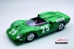 Tecnomodel - 1:18 Ferrari 365 P2 Spyder 1965 Guards Trophy Brands Hatch 7th Place David Piper No.25 - Limited Edition Resin Model