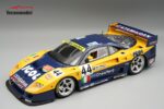 Tecnomodel - 1:18 Ferrari F40 LM 1996 24h Le Mans No.44 Opening Engine Cover - Limited Edition Resin Model
