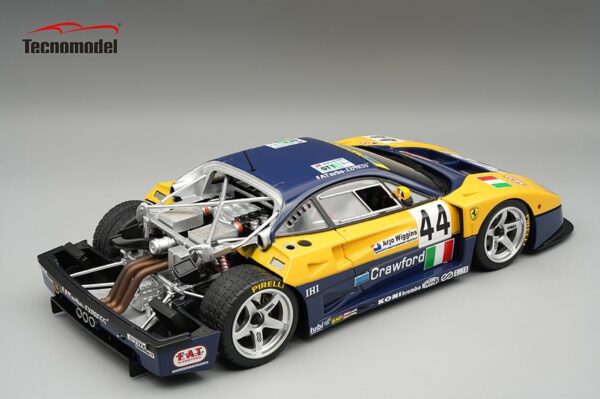 Tecnomodel - 1:18 Ferrari F40 LM 1996 24h Le Mans No.44 Opening Engine Cover - Limited Edition Resin Model 5 TM18 429B_engine