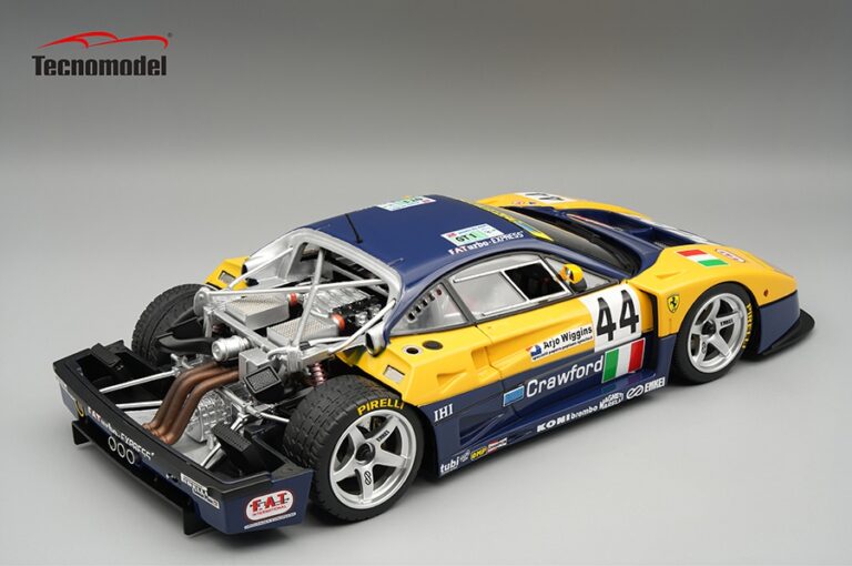 Tecnomodel - 1:18 Ferrari F40 LM 1996 24h Le Mans No.44 Opening Engine ...