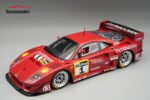 Tecnomodel - 1:18 Ferrari F40 LM 1996 6h Vallelunga Gold Cup Andrea Schiattarella, Luciano Della Noce No.1 Opening Engine Cover - Limited Edition Resin Model