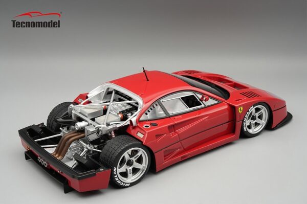 Tecnomodel - 1:18 Ferrari F40 LM 1996 Press Version Opening Engine Cover - Limited Edition Resin Model 5 TM18 429E_engine