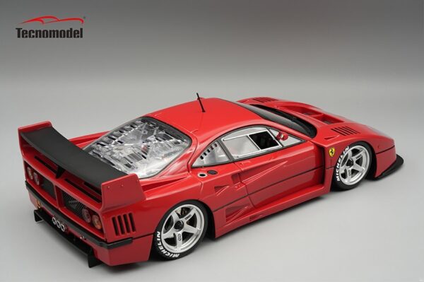 Tecnomodel - 1:18 Ferrari F40 LM 1996 Press Version Opening Engine Cover - Limited Edition Resin Model 4 TM18 429E_rear