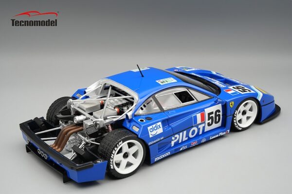 Tecnomodel - 1:18 Ferrari F40 LM 1996 24h Le Mans No.56 Opening Engine Cover - Limited Edition Resin Model 5 Tecnomodel - 1:18 Ferrari F40 LM 1996 24h Le Mans No.56 Opening Engine Cover - Limited Edition Resin Model