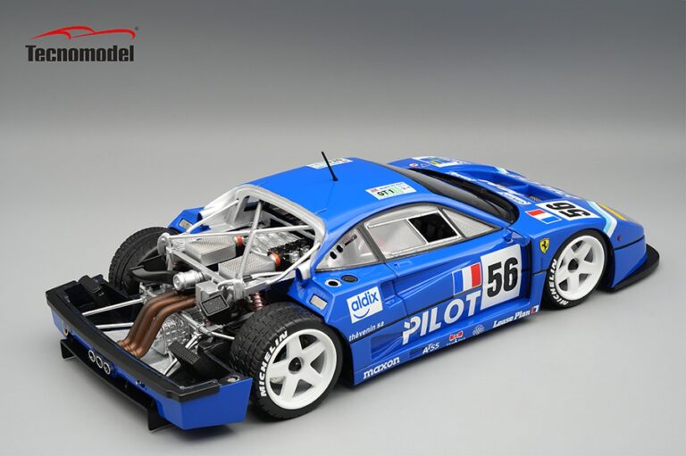 Tecnomodel - 1:18 Ferrari F40 LM 1996 24h Le Mans No.56 Opening Engine ...