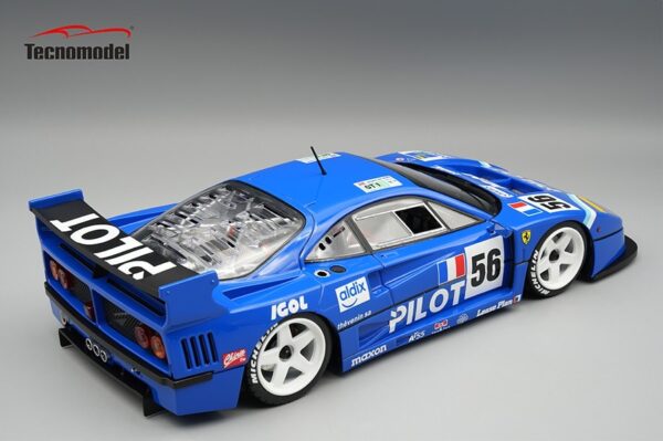 Tecnomodel - 1:18 Ferrari F40 LM 1996 24h Le Mans No.56 Opening Engine Cover - Limited Edition Resin Model 4 Tecnomodel - 1:18 Ferrari F40 LM 1996 24h Le Mans No.56 Opening Engine Cover - Limited Edition Resin Model