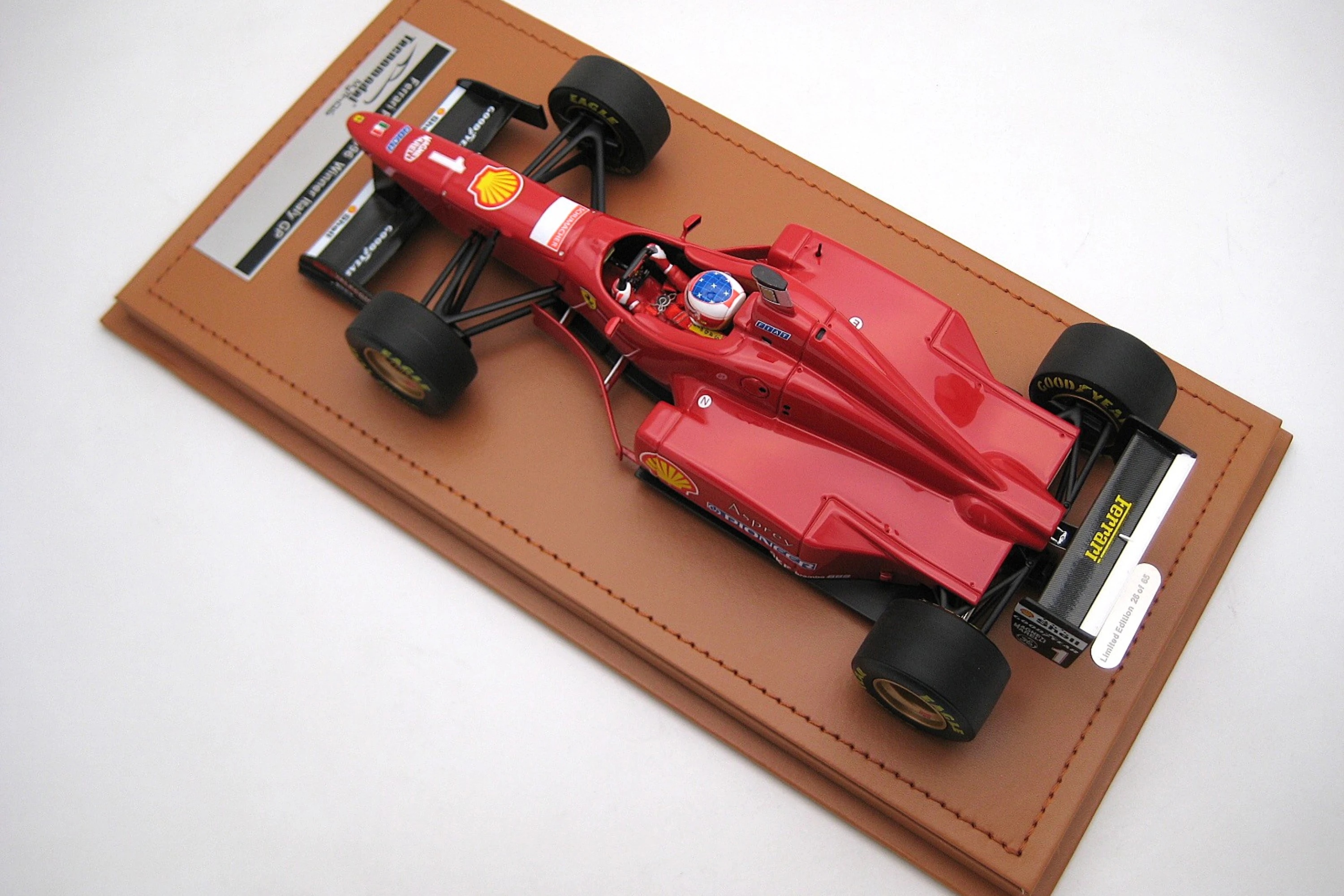 Tecnomodel 1:18 Ferrari F310 Michael Schumacher Winner Italian GP 1996 with Driver Figure (TMD18-332C) Limited Edition Resin Model 3 Tecnomodel 1:18 Ferrari F310 Michael Schumacher Winner Italian GP 1996 with Driver Figure (TMD18-332C) Limited Edition Resin Model - Image 3