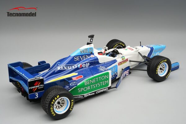 Tecnomodel - 1:18 Benetton B196 1996 Argentina GP Jean Alesi No.3 - Resin Model 3 TMD18 423A_rear