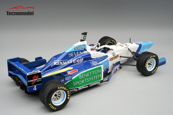 Tecnomodel - 1:18 Benetton B196 1996 Monaco GP Gerhard Berger No.4 - Resin Model 3 TMD18 423B_rear