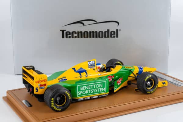 Alternative view of Tecnomodel 1:18 Benetton B193B Michael Schumacher Donington Park GP 1993 with Driver (TMD18-465D) Limited Edition Resin Model