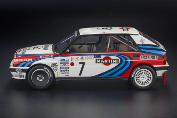 Top Marques - 1:12 Lancia Delta HF Integrale 16V Martini No.7 Winner Monte Carlo Rally 1990 D.Auriol, B.Occelli - Limited Edition Resin Model 5 Top Marques - 1:12 Lancia Delta HF Integrale 16V Martini No.7 Winner Monte Carlo Rally 1990 D.Auriol, B.Occelli - Limited Edition Resin Model