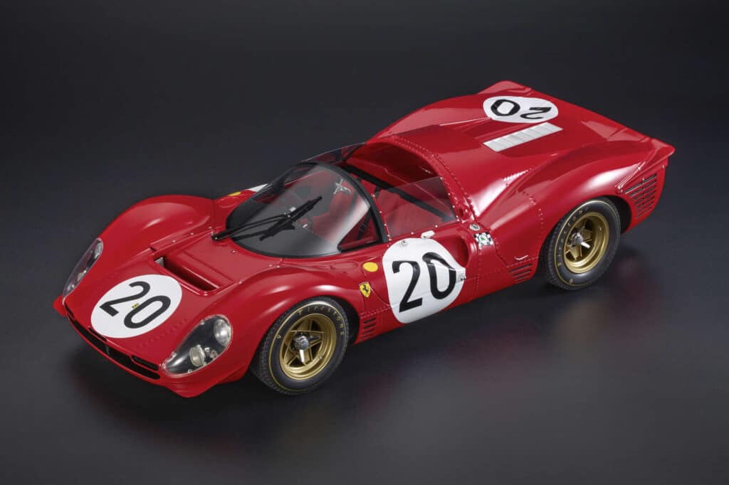 Top New Arrivals at model-universe.com - 15th June - CMR Transporters, GP Replicas, Solido Porsche 911's, Spark Le Mans/GT3/F1, Looksmart Ferrari's, AUTOart, MCG, LS Collectibles, Top Marques and much more. 34 Top Marques - 1:12 Ferrari 330 P4 Spider No.20 24h Le Mans 1967 Chris Amon, Nino Vaccarella - Limited Edition Resin Model