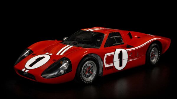 Top Marques 1:12 Ford GT40 Mk IV No.1 D. Gurney / A.J. Foyt Winner 24h Le Mans 1967 Finish Line Version (TMR1273AD) Resin Model