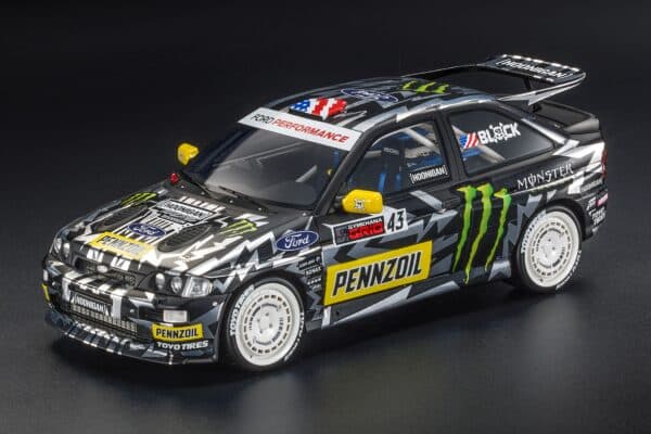 1:18 Ford Escort RS Cosworth No.43 Hoonigan Ken Block - Limited Edition Resin Model by Top Marques