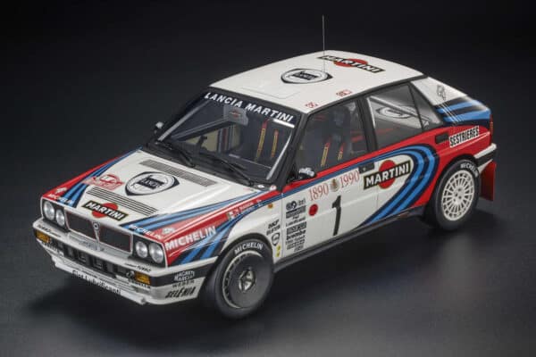Top Marques 1:18 Lancia Delta HF Integrale 16V No.1 M. Biasion / T. Siviero 3rd Place Monte Carlo 1990 (TOP160A) Resin Model