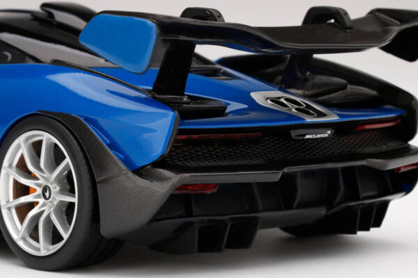 TS0248 McLaren Senna 1:18 scale model blue