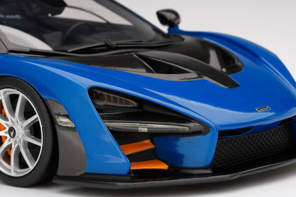 TS0248 McLaren Senna 1:18 scale model blue