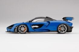 TS0248 McLaren Senna 1:18 scale model blue