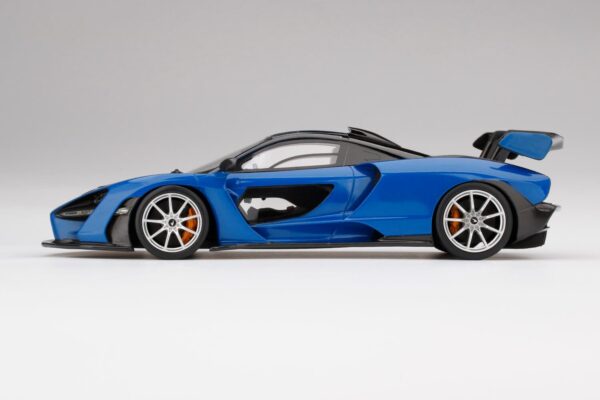 TS0248 McLaren Senna 1:18 scale model blue