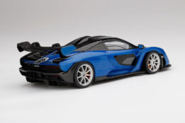 TS0248 McLaren Senna 1:18 scale model blue