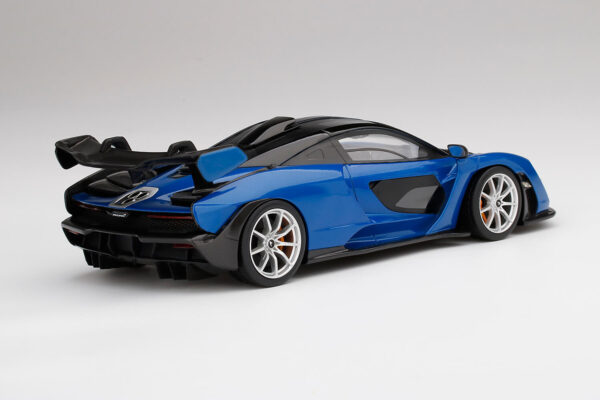 TS0248 McLaren Senna 1:18 scale model blue