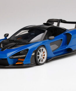 TS0248 McLaren Senna 1:18 scale model blue