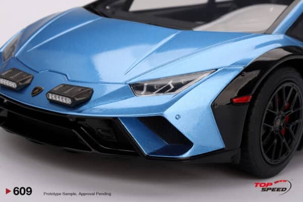 Top Speed - 1:18 Lamborghini Hurcan Sterrato Blue Aegir - Resin Model
