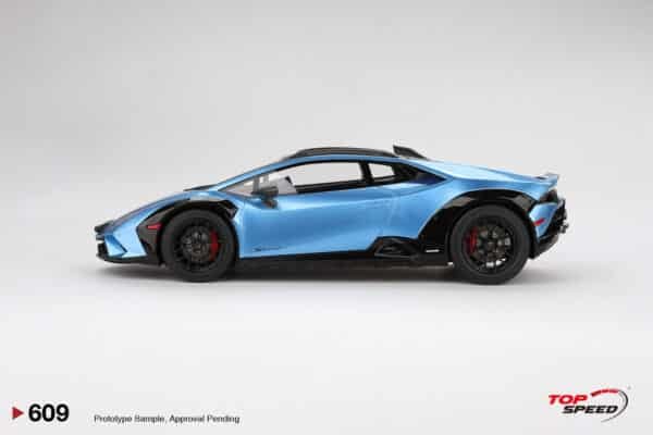 Top Speed - 1:18 Lamborghini Hurcan Sterrato Blue Aegir - Resin Model