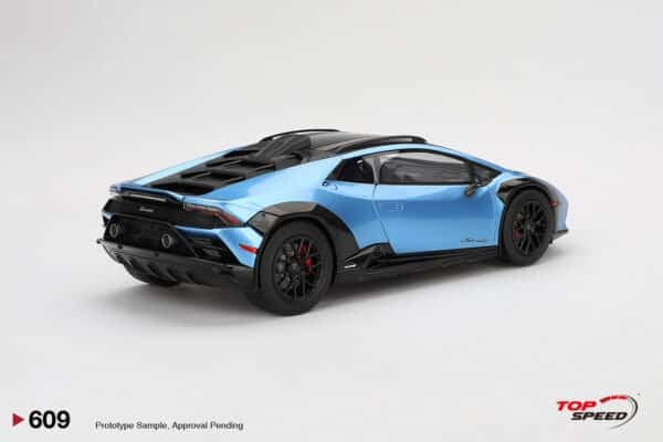 Top Speed - 1:18 Lamborghini Hurcan Sterrato Blue Aegir - Resin Model