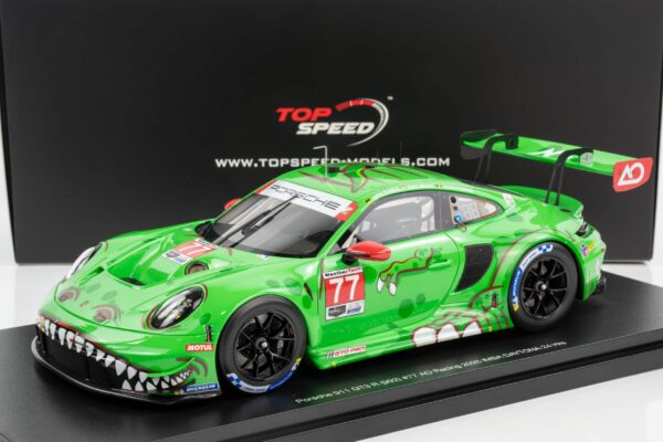 Top Speed - 1:18 Porsche 911 GT3 R No.66 AO Racing "Rexy" 24h Daytona 2025 - Limited Edition Resin Model