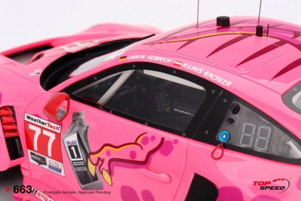 Top Speed - 1:18 Porsche 911 GT3 R (992) No.77 AO Racing 2025 IMSA Detroit Grand Prix - Resin Model 8 TS0663_img5