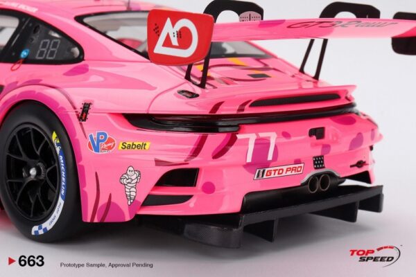Top Speed - 1:18 Porsche 911 GT3 R (992) No.77 AO Racing 2025 IMSA Detroit Grand Prix - Resin Model 9 TS0663_img6