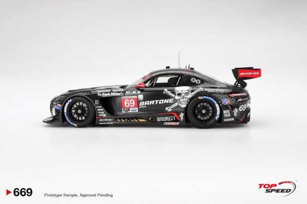 Top Speed - 1:18 Mercedes-AMG GT3 Evo No.69 GetSpeed 2025 IMSA Daytona 24 Hrs - Resin Model 8 TS0669_img3