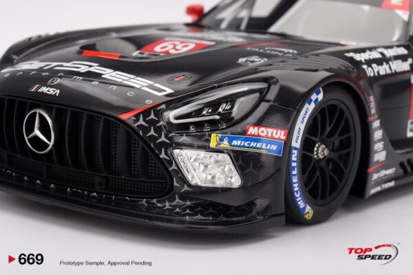 Top Speed - 1:18 Mercedes-AMG GT3 Evo No.69 GetSpeed 2025 IMSA Daytona 24 Hrs - Resin Model 9 TS0669_img4