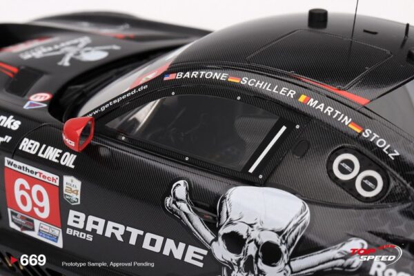 Top Speed - 1:18 Mercedes-AMG GT3 Evo No.69 GetSpeed 2025 IMSA Daytona 24 Hrs - Resin Model 10 TS0669_img5