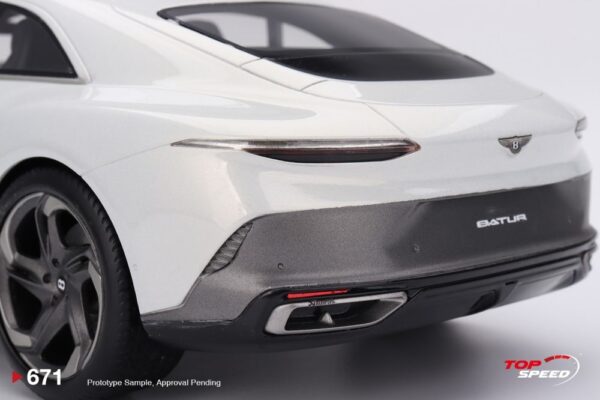 Top Speed - 1:18 Bentley Batur Bonneville Pearl - Resin Model 11 TS0671_img6