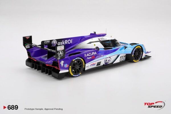 Top Speed - 1:18 Acura ARX-06 No.60 Acura Meyer Shank Racing 2025 IMSA Sebring 12 Hrs - Resin Model 7 TS0689_img2