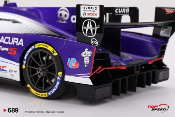 Top Speed - 1:18 Acura ARX-06 No.60 Acura Meyer Shank Racing 2025 IMSA Sebring 12 Hrs - Resin Model 11 TS0689_img6