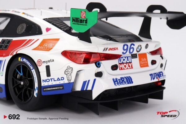 Top Speed - 1:18 BMW M4 GT3 Evo No.96 Turner Motorsport 2025 IMSA Daytona 24 Hrs - Resin Model 11 Top Speed - 1:18 BMW M4 GT3 Evo No.96 Turner Motorsport 2025 IMSA Daytona 24 Hrs - Resin Model