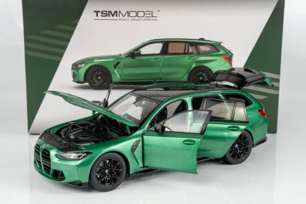TSM 1:18 BMW M3 (G81) Touring Isle of Man Green Metallic (TSM181030) Diecast Model