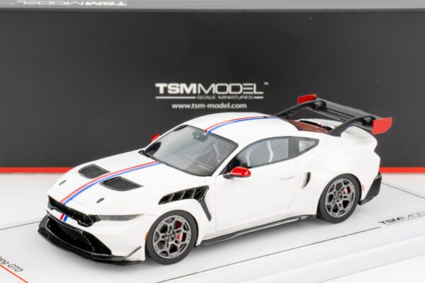 TSM - 1:43 Ford Mustang GTD Spirit of America White - Resin Model